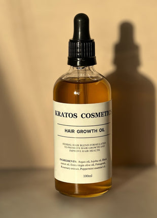 HAIR & BEARD GROWTH OIL - KRÃTOS COSMETICS